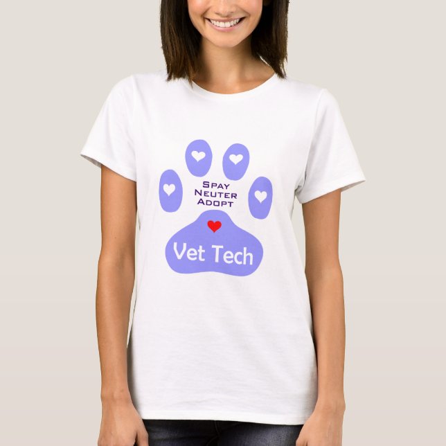 T-shirts Spay, neutralize, adote a tecnologia do (Frente)
