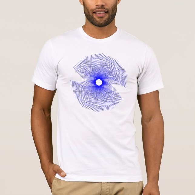 T-shirts Spiro azul (Frente)
