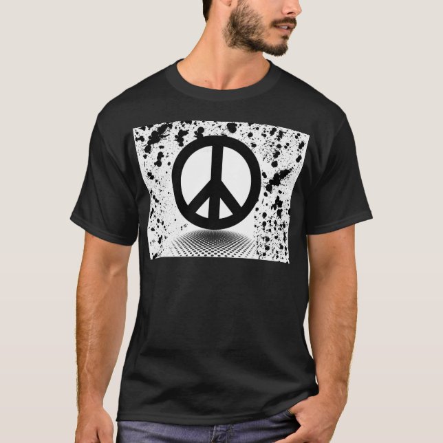 T-shirts Splatter de Peacesign (Frente)