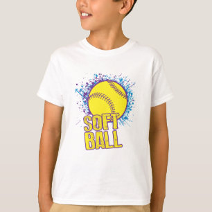 T-shirts Splatter do softball