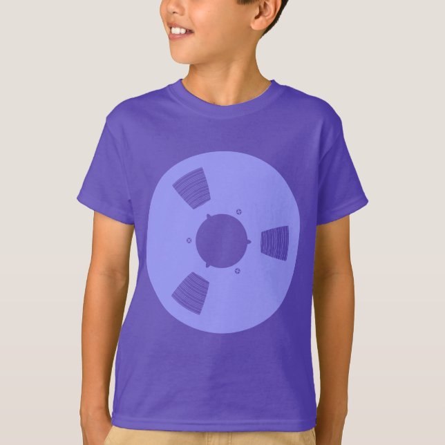 T-shirts Spool de Fitas de Gravação (Frente)