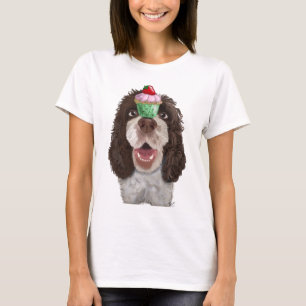 T-shirts Springer Spaniel com Cupcake 2