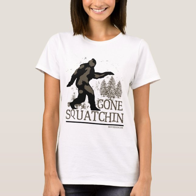 T-shirts Squatchin ido (Frente)