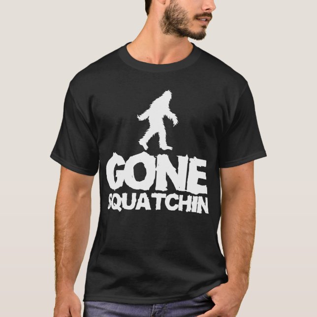 T-shirts Squatchin ido (Frente)
