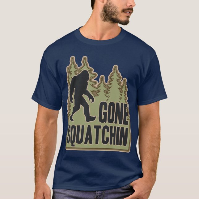 T-shirts Squatchin ido (Frente)