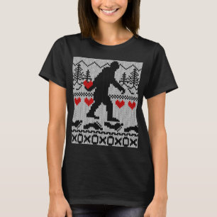 T-shirts Squatchin ido para o estilo feio da malha do amor