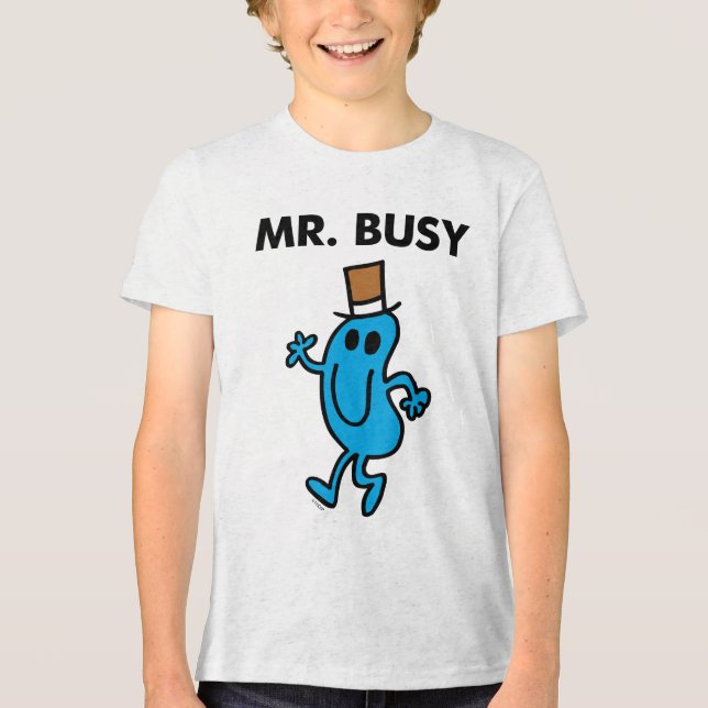 T-shirts Sr. Busy Waving Hello (Frente)