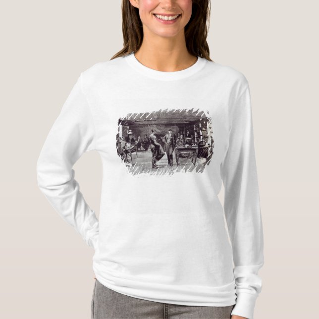 T-shirts Sr. Edison, eletricista eminente (Frente)