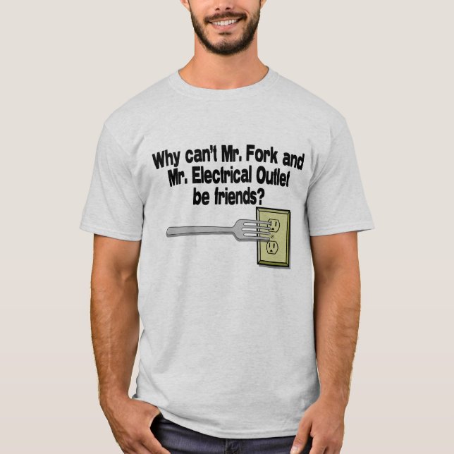 T-shirts Sr. Forquilha & Sr. Tomada (Frente)