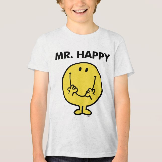 T-shirts Sr. Happy | Smiley face gigante (Frente)