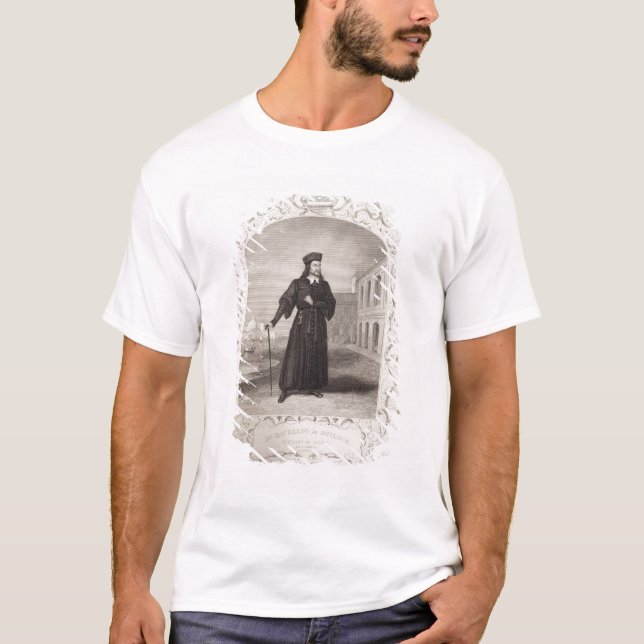 T-shirts Sr. Macready como Shylock, ato mim cena 3, 'no Mer (Frente)