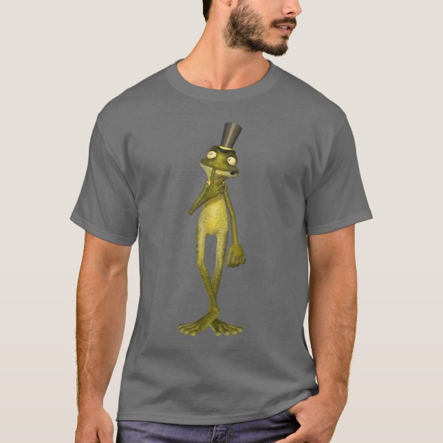 T-shirts Sr. Warts o Sapo de Cartoon Dark (Frente)