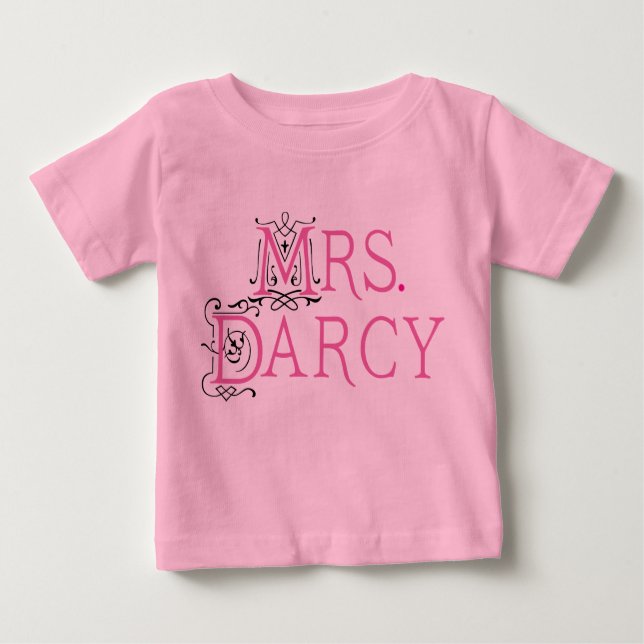 T-shirts Sra. Darcy Presente de Jane Austen (Frente)
