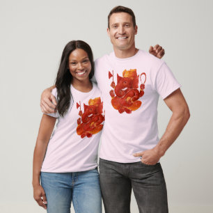 T-shirts Sri Ganesh no fogo