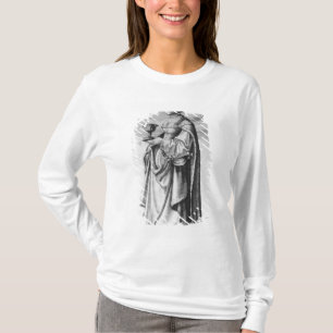 T-shirts St. Barbara, gravada por Wenceslaus Hollar, 1647