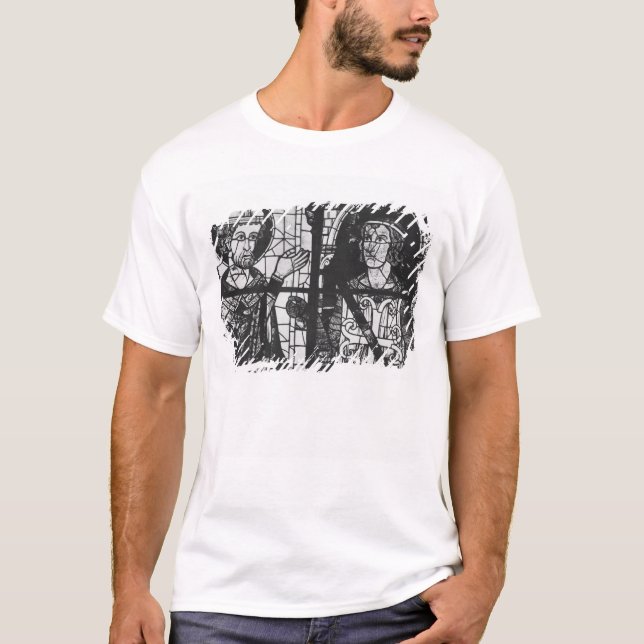 T-shirts St Denis que dá o oriflamme ao cavaleiro clemente (Frente)