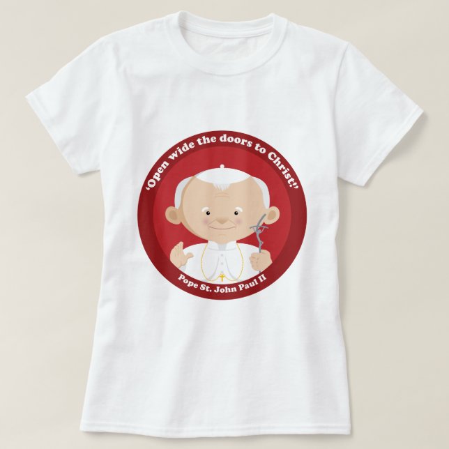 T-shirts St John Paul II (Frente do Design)