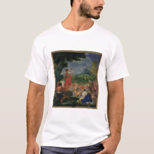 T-shirts St John Preaching do baptista, pintado antes de