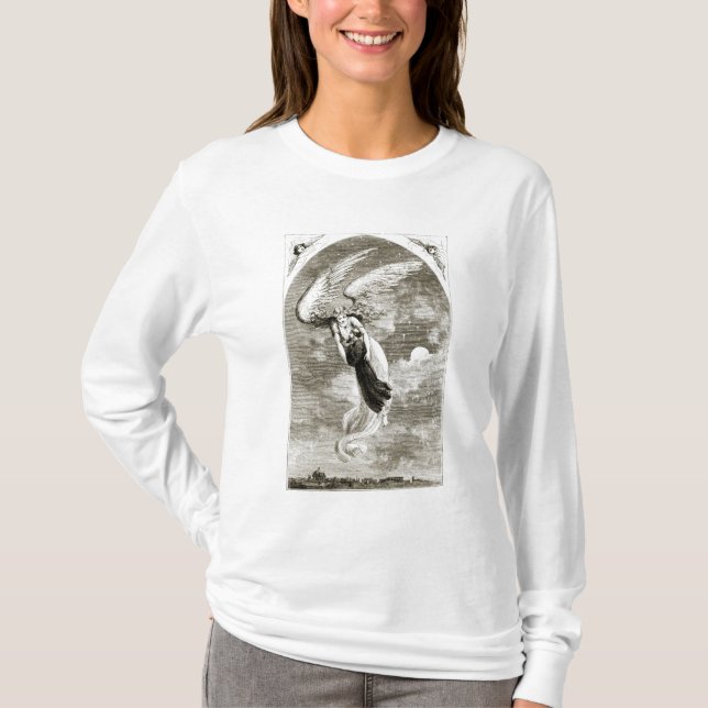 T-shirts St Patrick levou a Roma pelo anjo, 'do Th (Frente)