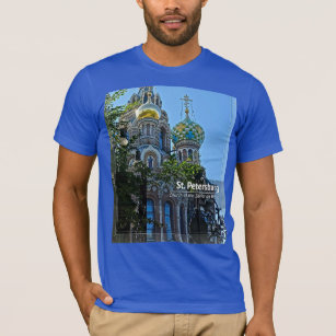T-shirts St Petersburg, igreja do salvador no sangue