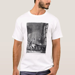 T-shirts St. Preux que recebe o retrato de Julie,