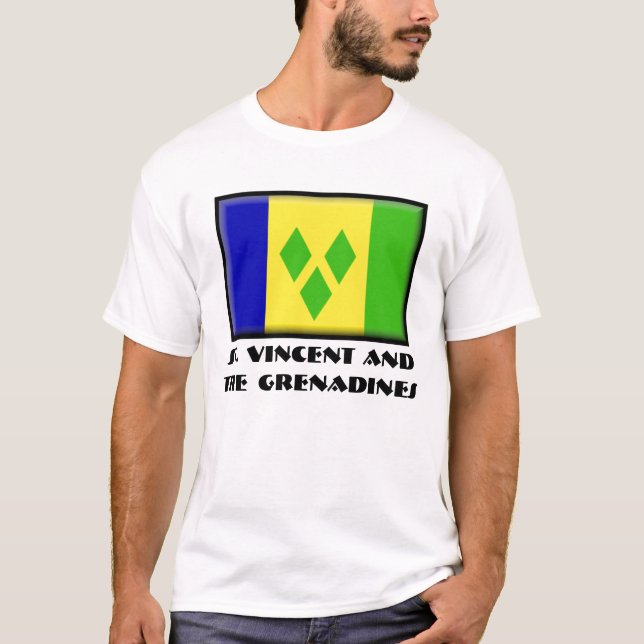 T-shirts St. Vincent e os Grenadines (Frente)