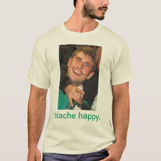 T-shirts 'stache feliz