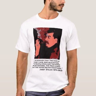 T-shirts stalin na votação