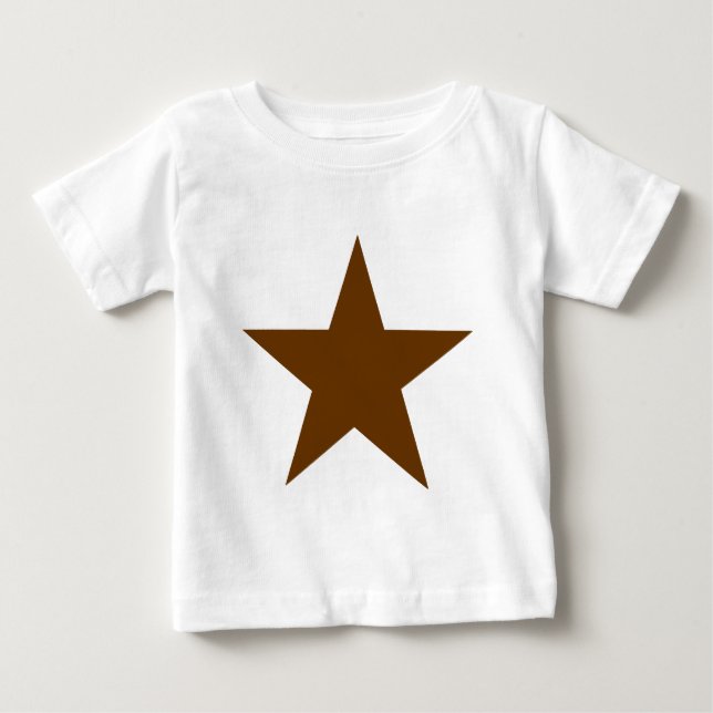 T-shirts Star Brown O MUSEUM Zazzle dá presentes (Frente)