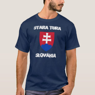 T-shirts Stara Tura, Slovakia com brasão