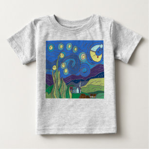 T-shirts Starry Night Creeper