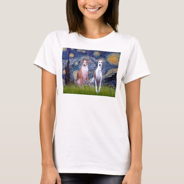 T-shirts Starry Night - Dois Bippetes (Frente)