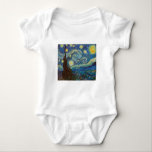 T-shirts Starry Night por Vincent van Gogh<br><div class="desc">Vincent Willem van Gogh,  um pintor holandês poste-impressionista,  é mais conhecido por seu uso de cores vivas e pelo impacto emocional de seu trabalho.</div>