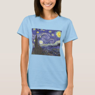 T-shirts Starry Night por Vincent van Gogh