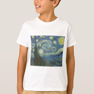 T-shirts Starry Night por Vincent Van Gogh