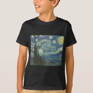 T-shirts Starry Night por Vincent Van Gogh