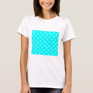 T-shirts Stars Cyan White O MUSEUM Zazzle Dons