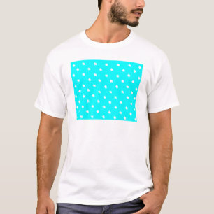T-shirts Stars Cyan White O MUSEUM Zazzle Dons