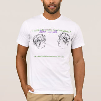 T-shirts Stats da paralisia cerebral