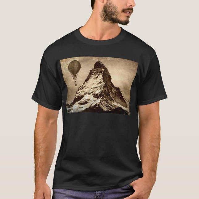 T-shirts Steampunk Matterhorn (Frente)