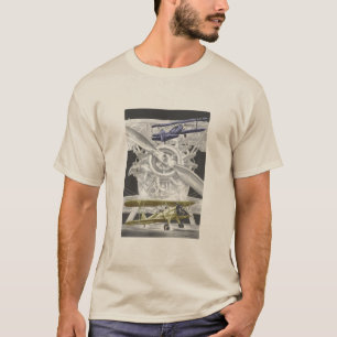 T-shirts Stearman Biplane