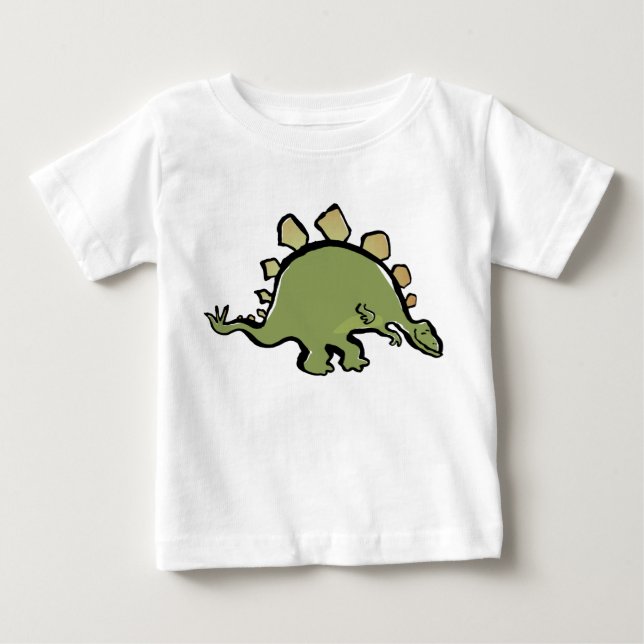 T-shirts stegosaur feliz (Frente)