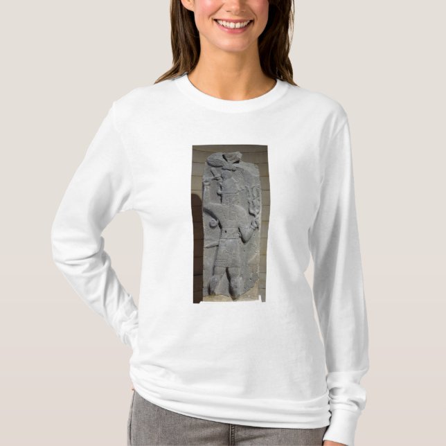 T-shirts Stela de Teshub, deus sírio da tempestade (Frente)