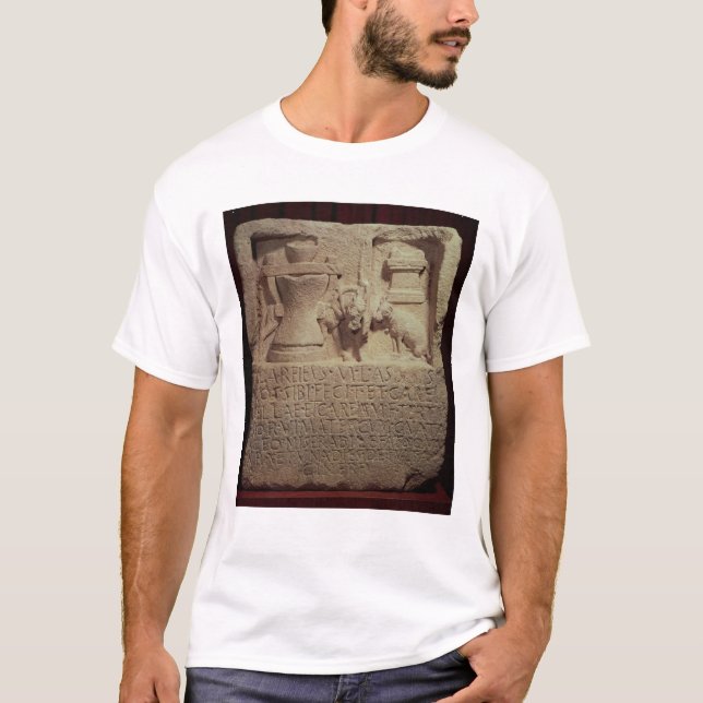 T-shirts Stele do moleiro Marcus Careius Asisa (Frente)