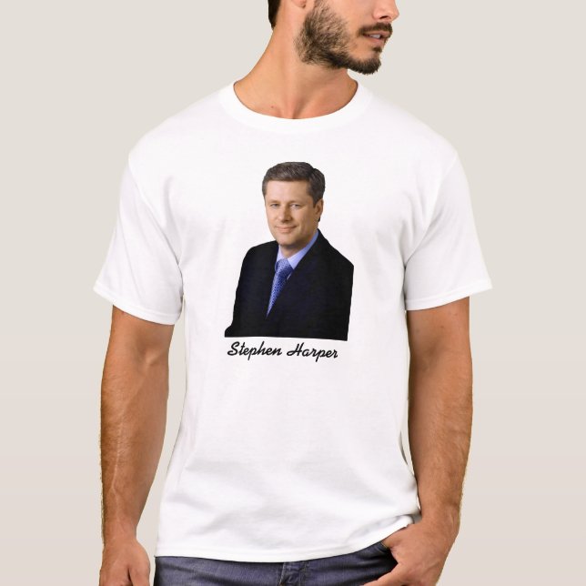 T-shirts Stephen Harper (Frente)