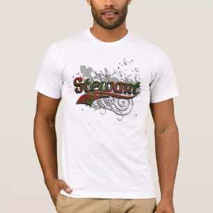 T-shirts Stewart Tartan Grunge