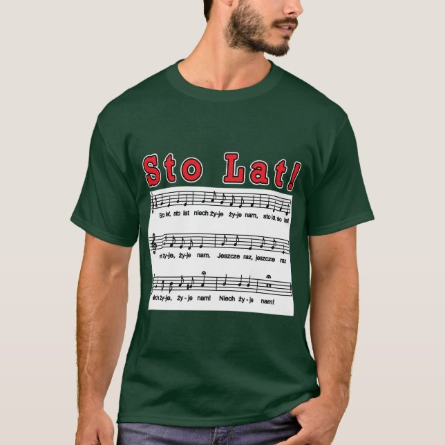 T-shirts Sto Lat! Música (Frente)