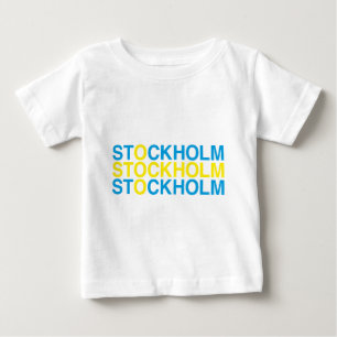 T-shirts STOCKHOLM Bandeira Sueca