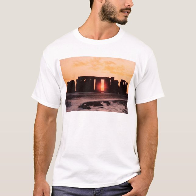 T-shirts Stonehenge, solstício de inverno (Frente)