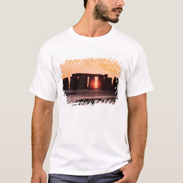 T-shirts Stonehenge, solstício de inverno (Frente)